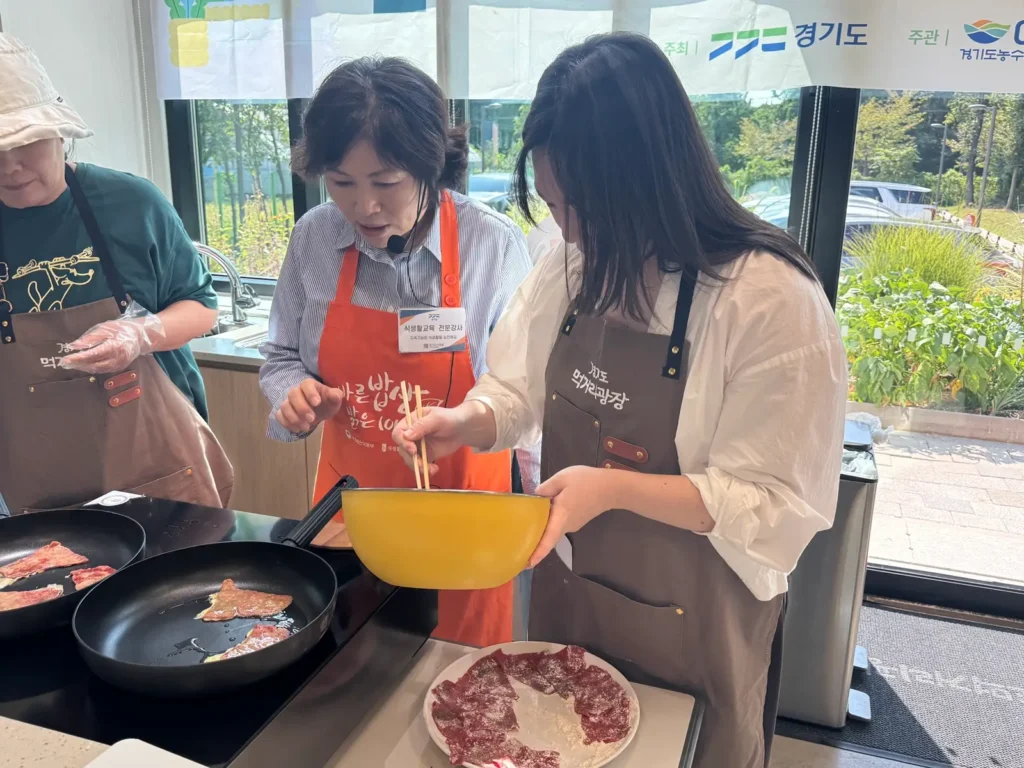 경기도 먹거리광장에서 열린 사계주방 나홀로 추석 프로그램